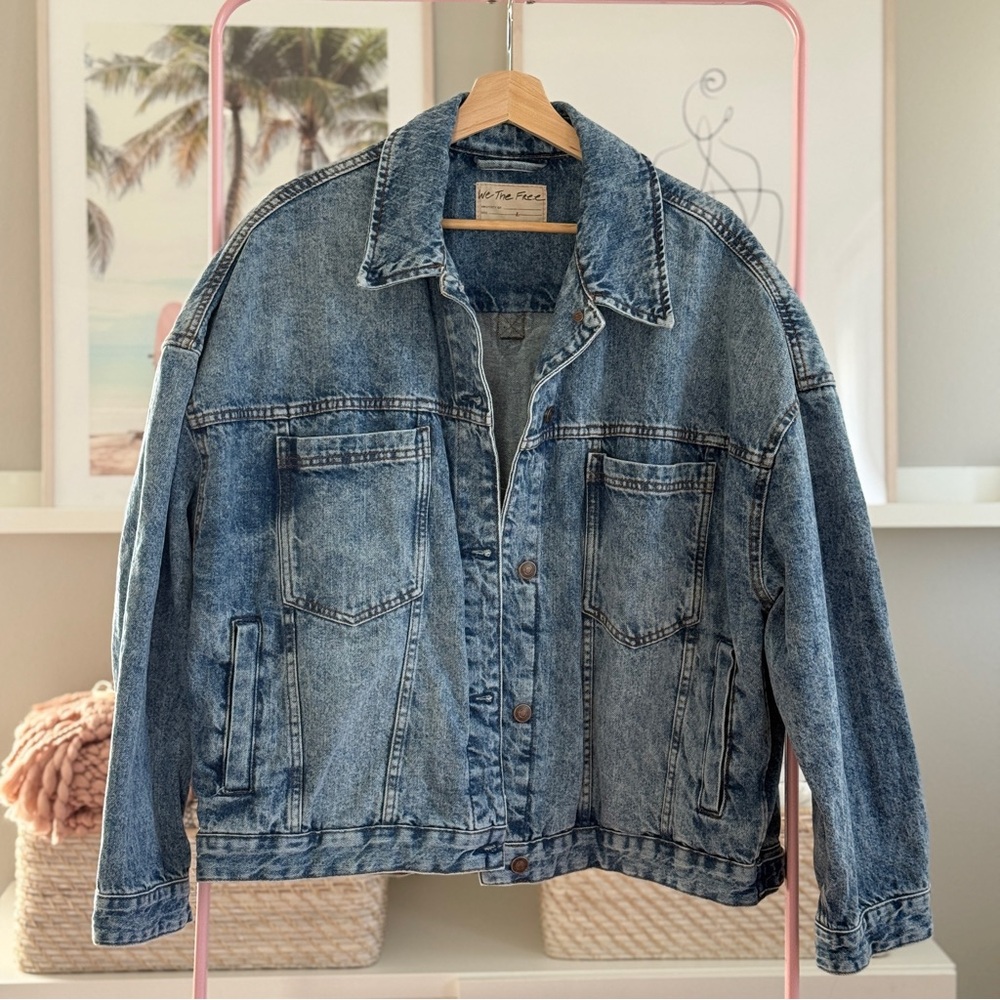 SOLD- We The Free Blue Jean Jacket